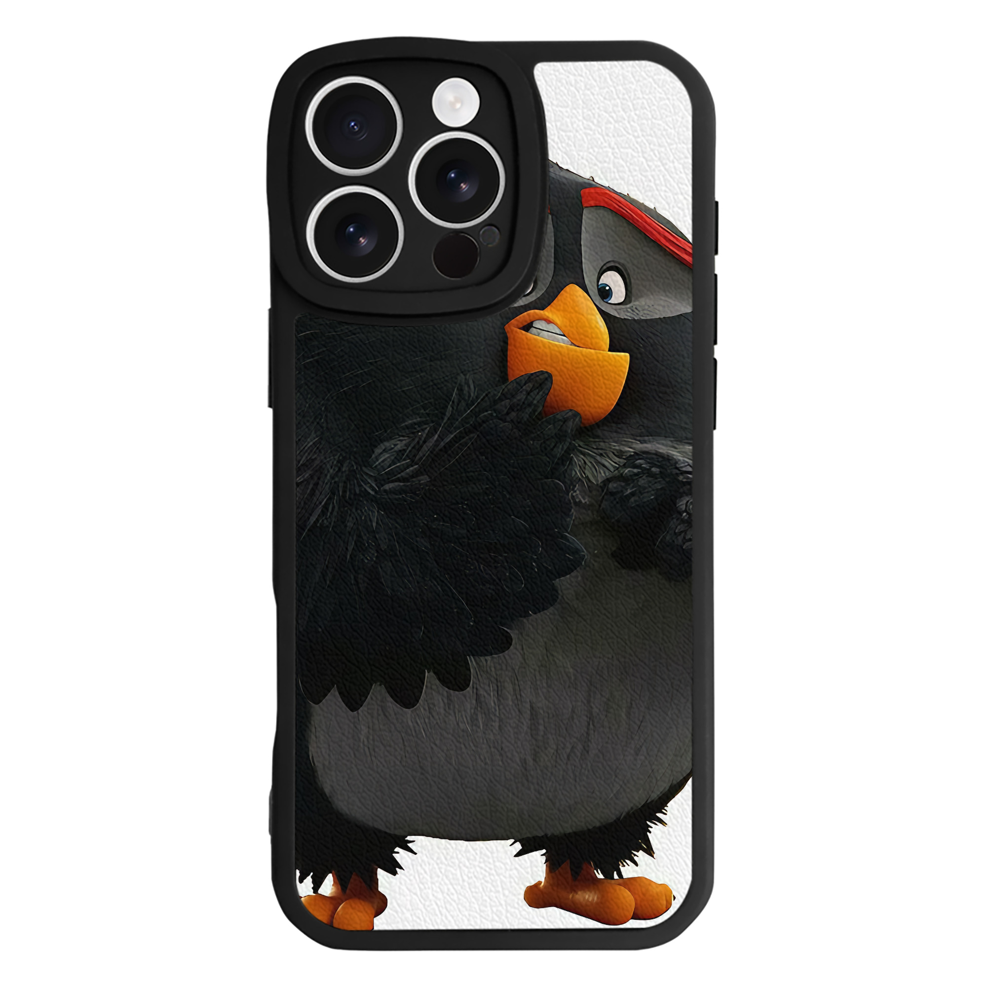 （画像用） Angry Birds アングリーバード 【iPhone 16シリーズ対応】シリコンスマホケース（レザー調） 材質：シリコン